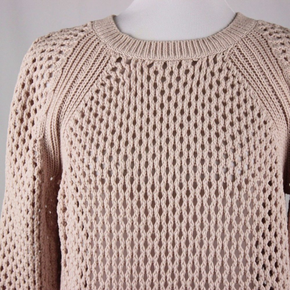 Rebecca Taylor Open Stitch Side Button Pullover - Picture 3 of 12